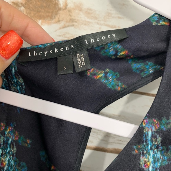 Theyskens’ Theory Black Printed 100% Silk … - Picture 5 of 5